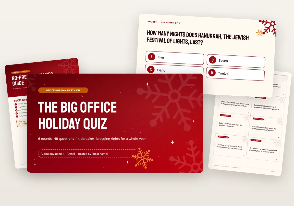 The Office Holiday Party Kit