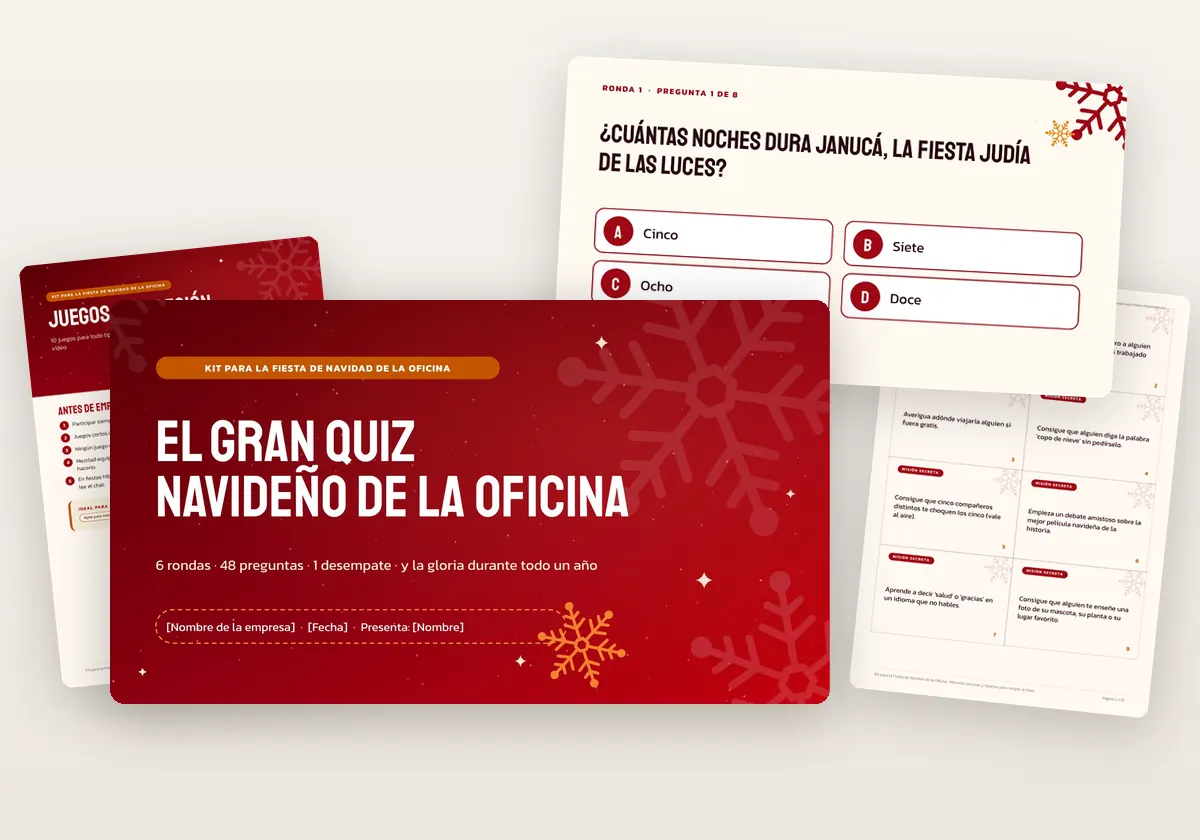 El Kit para la Fiesta de Navidad de la Oficina
